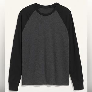 Menโs Color-Blocked Raglan-Sleeve Tee